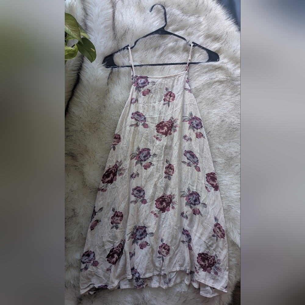 Mimi Chica Pink and White Floral Dress